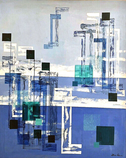 Irene Rice Pereira | Fluorescence of Form (1960) | Artsy