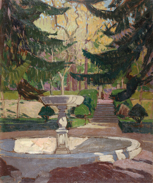 August Rieger | Im Schlosspark (1930) | Available for Sale | Artsy