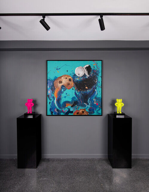 Anthony Rondinone | 'Cookie Monster' Unique Acrylic Painting (2022) | Artsy