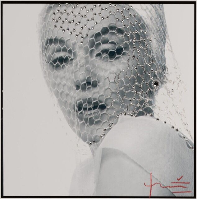 Bert Stern | Marilyn Monroe behind a white veil, from The Last Sitting ...