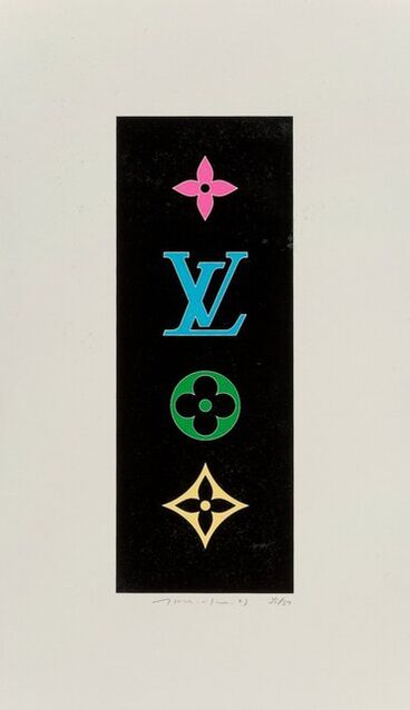 Takashi Murakami | Superflat Colorful Monogram (Black) (2003) | Artsy