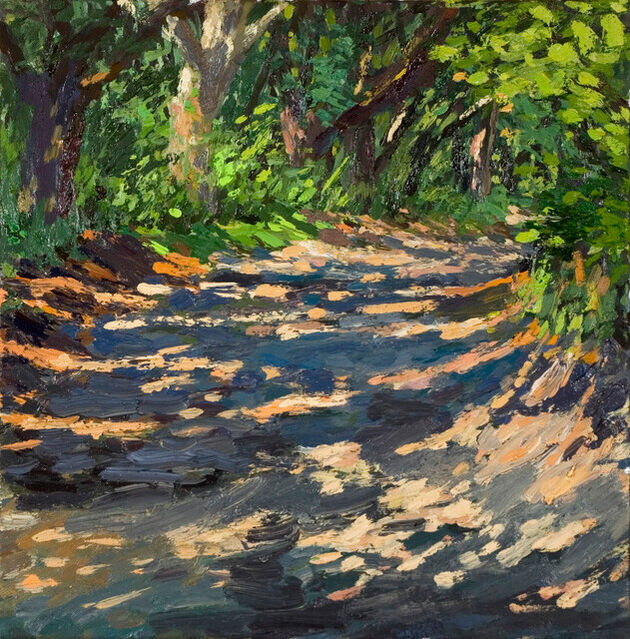 Sue Collier | Central Park Road II (2014) | Artsy