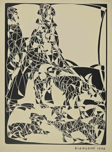 Mario Giansone Figures with Dogs (1970) Available for Sale Artsy