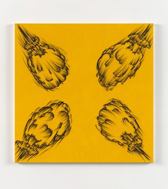 Gary Simmons | Four Corner Explosion (2008) | Artsy