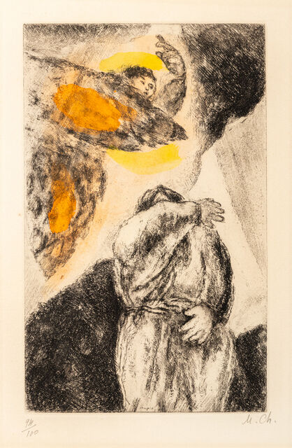 Marc Chagall | La Vidion de Elie (The Vision of Elijah), (from the ...