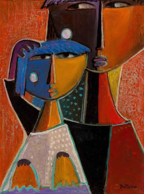 Angel Botello | Mother and Child (circa 1980) | Artsy