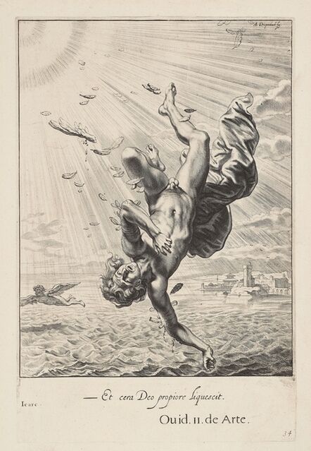 THEODOR MATHAM, CORNELIS BLOEMAERT II | Icarus (1655) | Artsy
