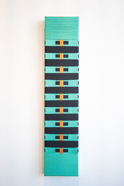 Amanda McLaurin | Teal Totem 2 (2025) | Artsy