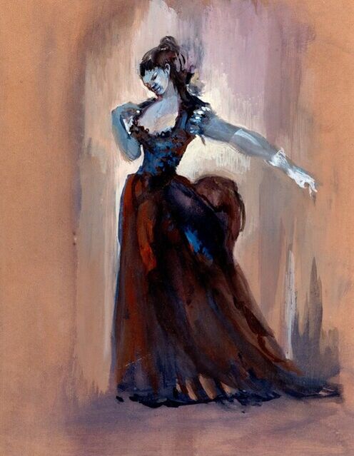 Lila De Nobili Figure for La Traviata by Giuseppe Verdi (1955) Artsy
