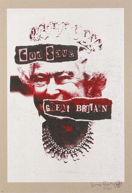 Jamie Reid Ransom Note Jamie Reid | Queen in Blood Diamonds (2020) | Available for Sale | Artsy