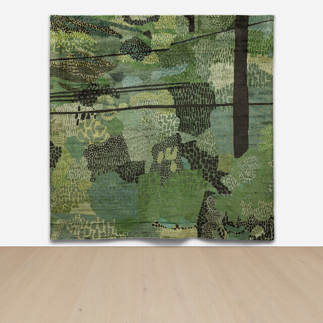Jonas Wood | Green Pattern Rug (2018) | Artsy