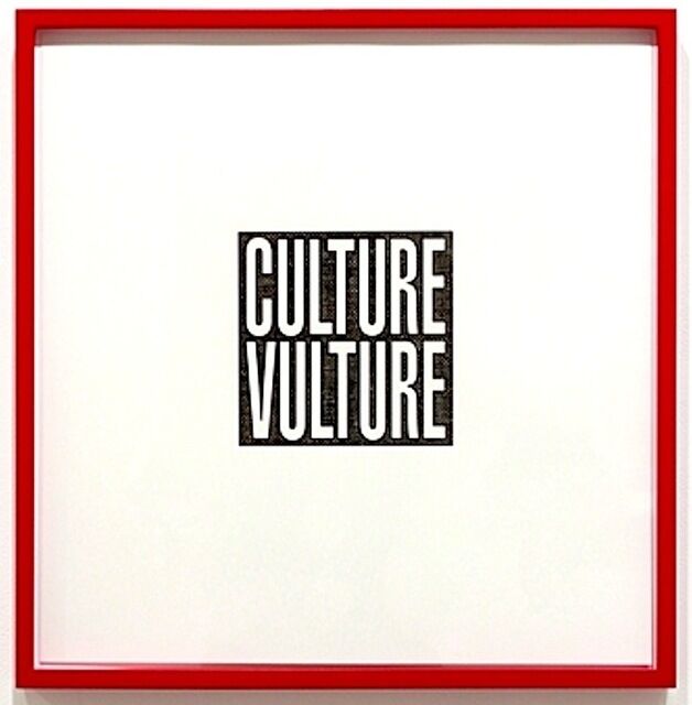 Barbara Kruger | Culture Vulture (2012) | Artsy