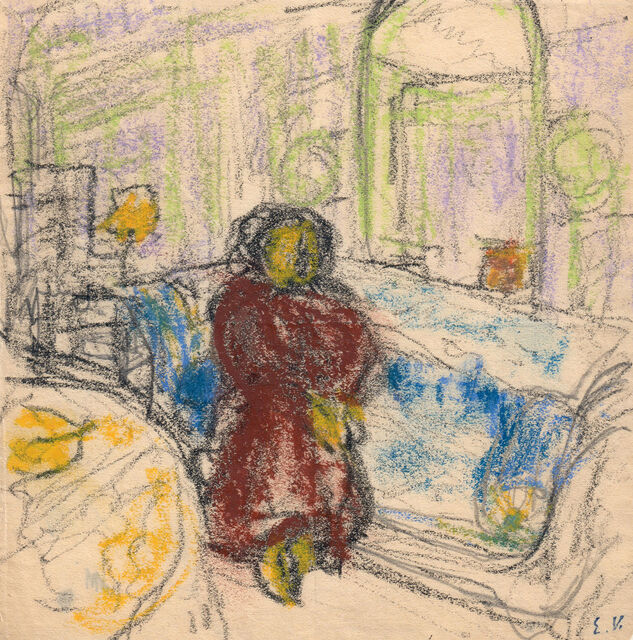 Édouard Vuillard Study for the Portrait of Marcelle Aron (IX233) (c