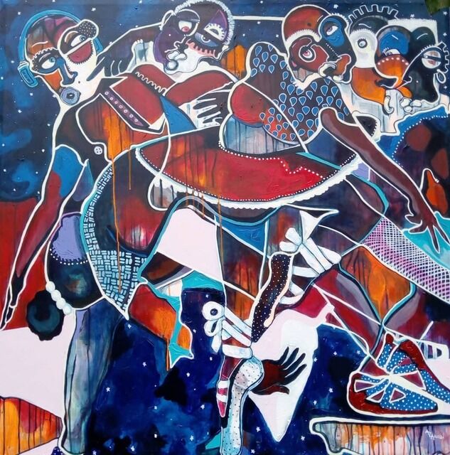 Aza Mansongi | Parallel (2022) | Available for Sale | Artsy