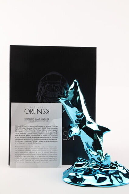 Sculpture Shark Spirit Edition Aqua Blue - Richard ORLINSKI Sculpture Shark Spirit Edition Aqua Blue - Richard ORLINSKI