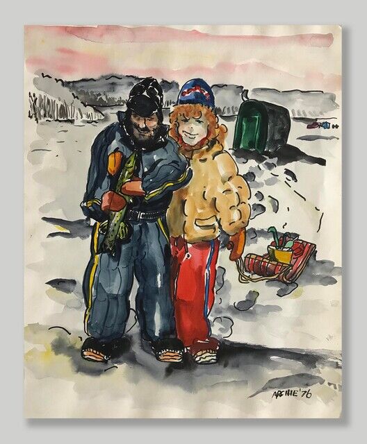 Archie Peltier | Untitled (Self Portrait with Connie) (1976) | Artsy