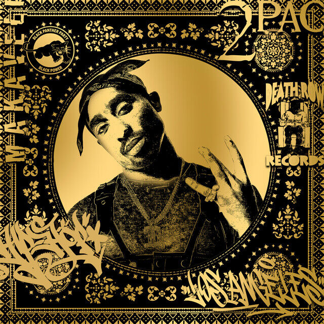 Agent X | 2 Pac (Gold) (50 Years, Hip Hop, Rap, Iconic, Artist ...
