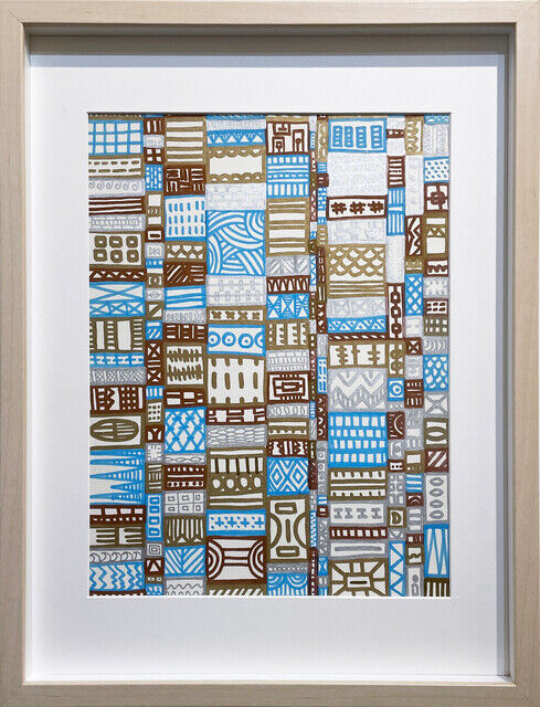 Cheryl R Riley | Glyphs (blue) (ca. 2000) | Available for Sale | Artsy