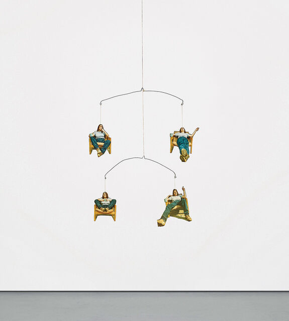 Sarah Lucas Self Portrait Mobile 1993 Artsy sarah-lucas-self-portrait-mobile-1993-artsy