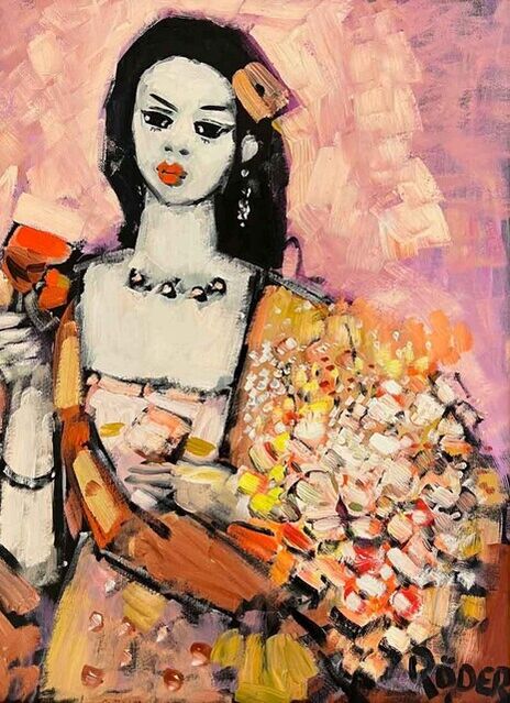 Endre Roder | Miss X Receives Another Flower (2022) | Available for ...