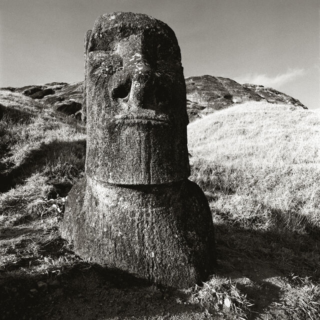 Chris Simpson | Rapa Nui III Moai at Rano Raraku (2001) | Available for ...