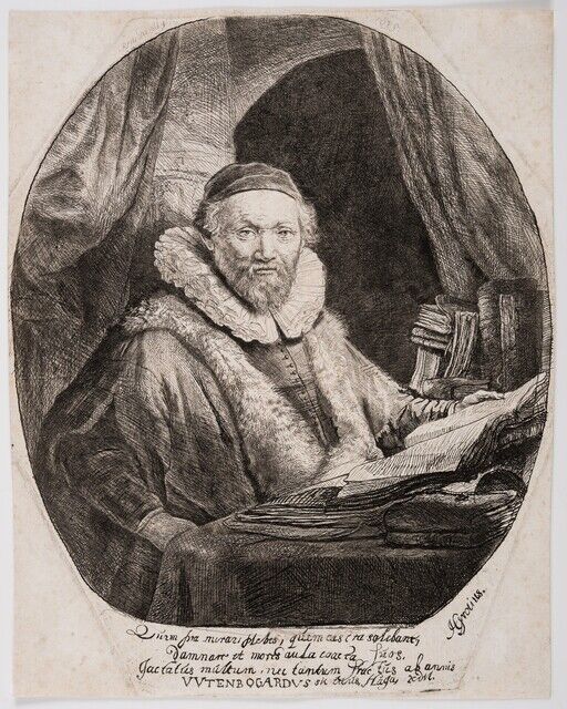 Rembrandt van Rijn | Portrait of Jan Uytenbogaert, preacher of the ...