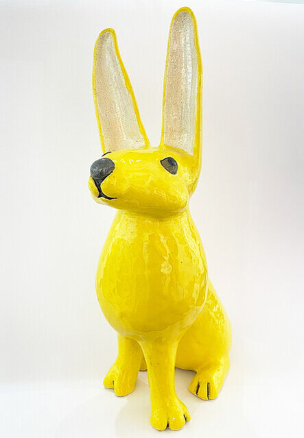 Viktor Zuk | Yellow Proud Rabbit (2024) | Artsy