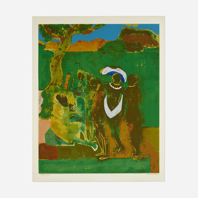 Romare Bearden | Prologue to Troy (from the Prevalence of Ritual suite ...
