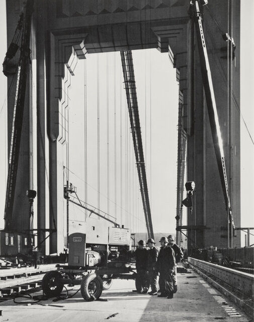 Peter Stackpole | Deco Arch, Golden Gate Bridge (ca. 1937-printed no ...