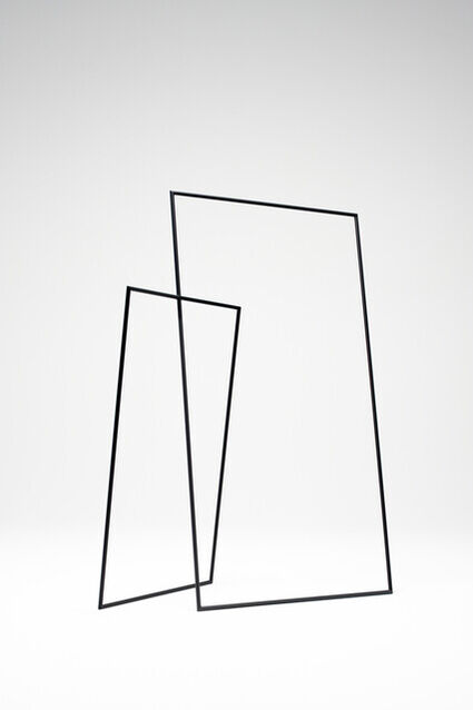 nendo | Thin Black Lines (8000mm hanger rack) (2010) | Artsy
