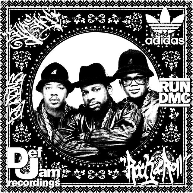Agent X | RUN DMC (Black & White) (50 Years, Hip Hop, Rap, Iconic ...