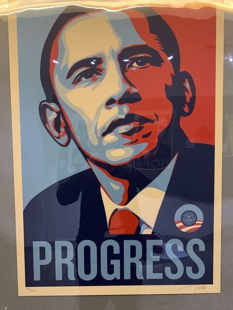 Shepard Fairey | Obama Progress 08 (2008) | Available for Sale | Artsy