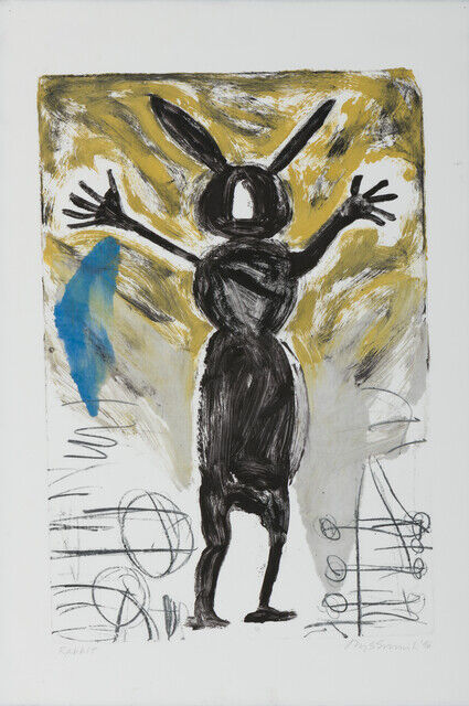 Smith Rabbit Jaune Quick-to-See Smith | Rabbit (1996) | Available for Sale | Artsy
