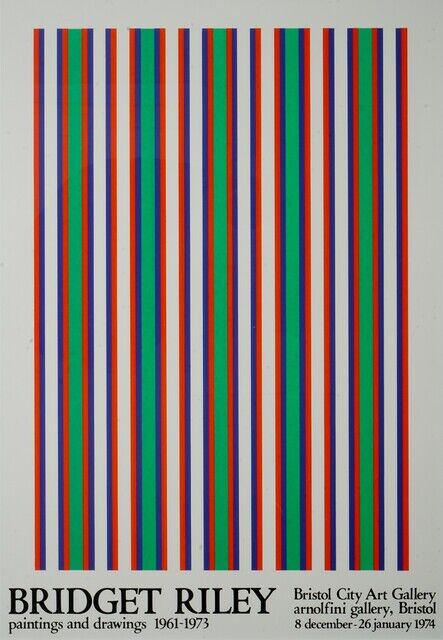 Bridget Riley | Paintings And Drawings (Bristol City Art Gallery) (1974 ...