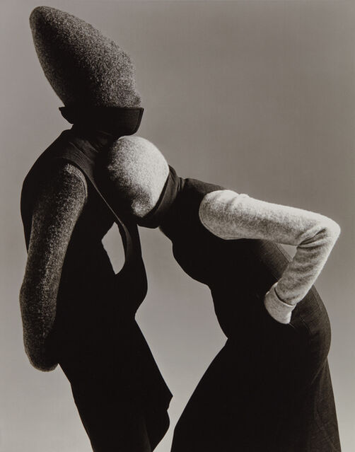 Richard Avedon | Carmen Kass and Audrey Marnay, Dresses by Hussein ...