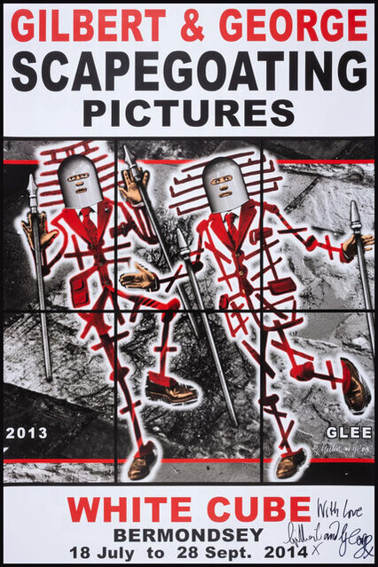 Scapegoating Advertisement Scapegoating Pictures Exhibition Poster (2017) by Gilbert & George ...