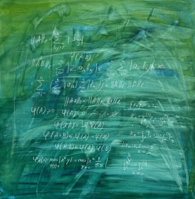 Anisataia Math Science Anastasia Vasilyeva | Green Old Schoolboard with math Science Art ...