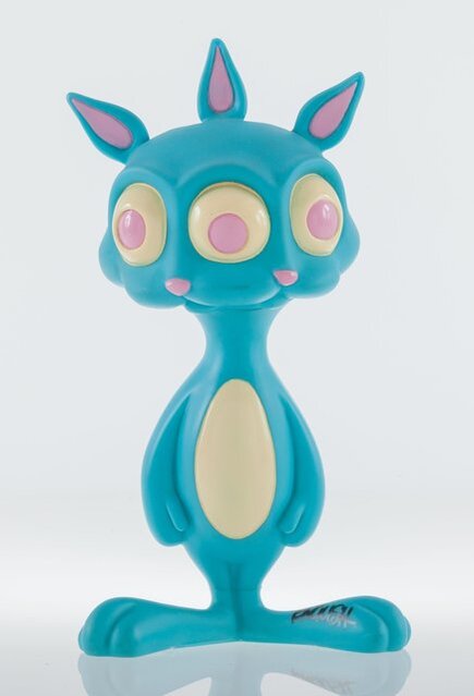 Ronnnie the Rabbbit (Blue/White) (2005) by Ron English | Artsy