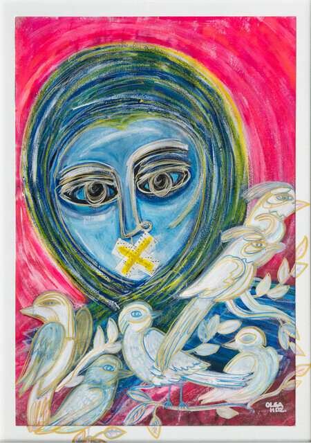 Hombe Artist Olga Hernández | Hombre pájaro (2021) | For Sale | Artsy