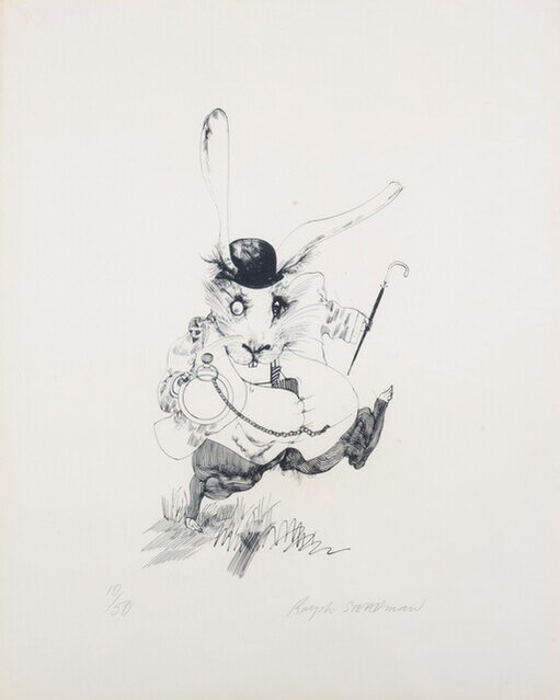 Ralpha The Rabbit The White Rabbit, from Alice in Wonderland (circa 1967) by Ralph ...
