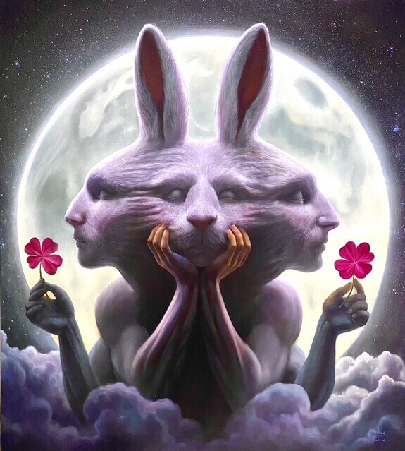 Thana Phothong | Divine Rabbit (2024) | For Sale | Artsy