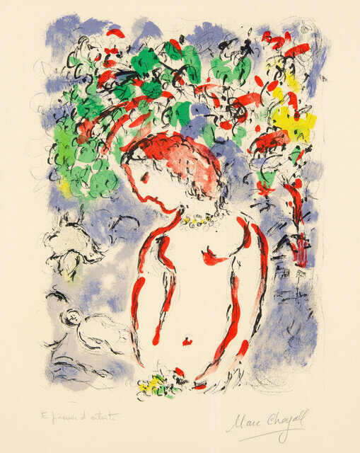 Chagall Spring Day in Spring (1972) by Marc Chagall | Artsy