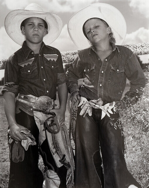 Mary Rider Mary Ellen Mark | Bull Riders Craig Scamardo and Cheyloh Mather at the ...