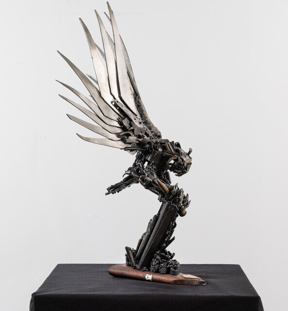 Machine Gun Owl Roberto Vaccaro | Gun Owl (2025) | For Sale | Artsy