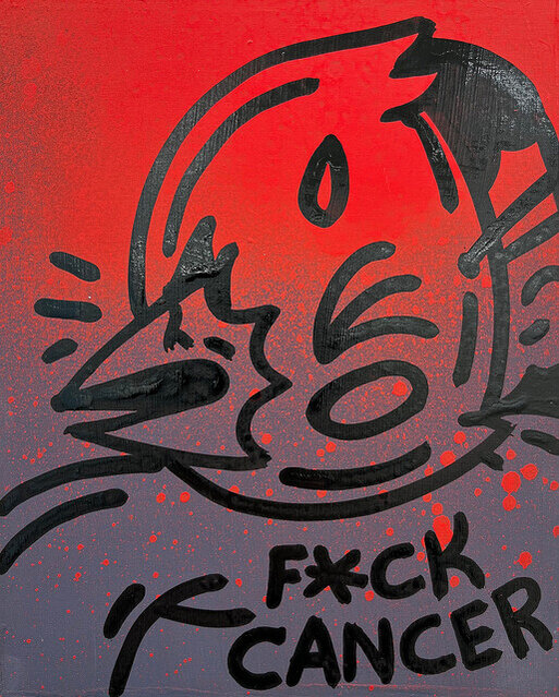 Sentrock Sentrock | Fuck Cancer (2023) | Art & Prints | Artsy