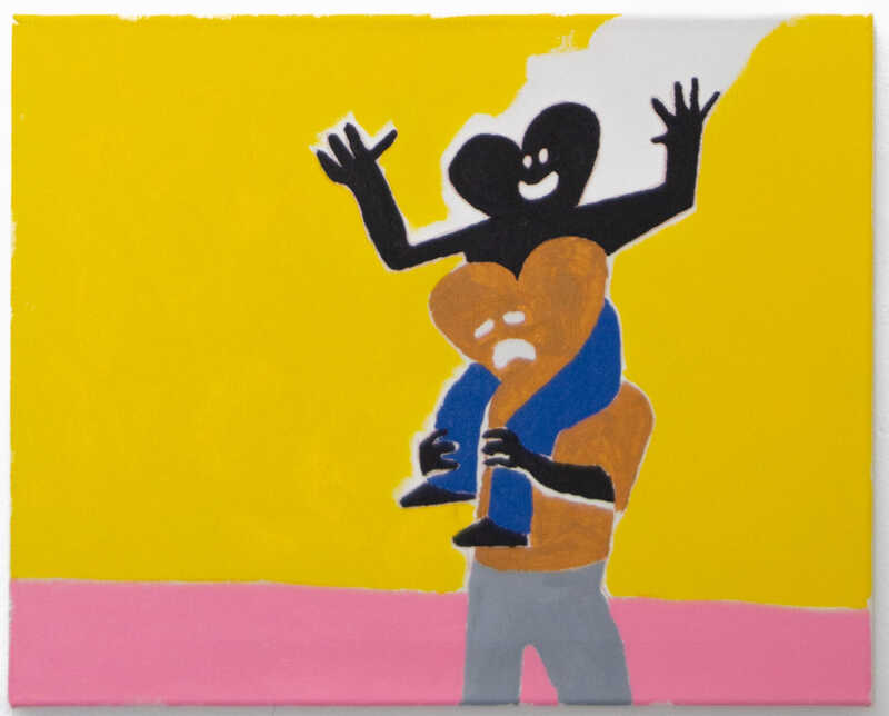 Mark Gonzales Untitled Heart Head Painting #7 (2024) Artsy