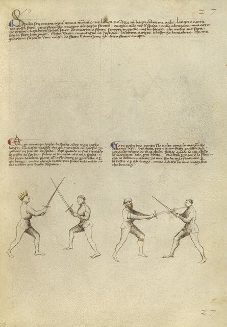 Fiore Furlan dei Liberi da Premariacco, ‘Combat with Sword’, 1410