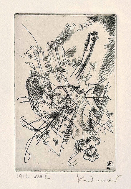 Wassily Kandinsky, ‘Etching 1916 - No. II’, 1916