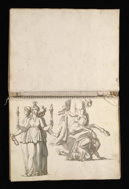 Antoine-Léonard Dupasquier, ‘[Sketchbook of Roman antiquities]’, 1779