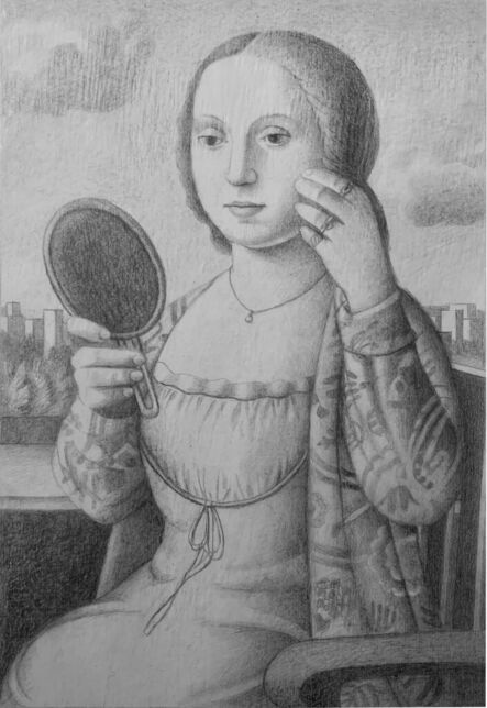 Amy Hill, ‘Woman With Mirror’, 2012